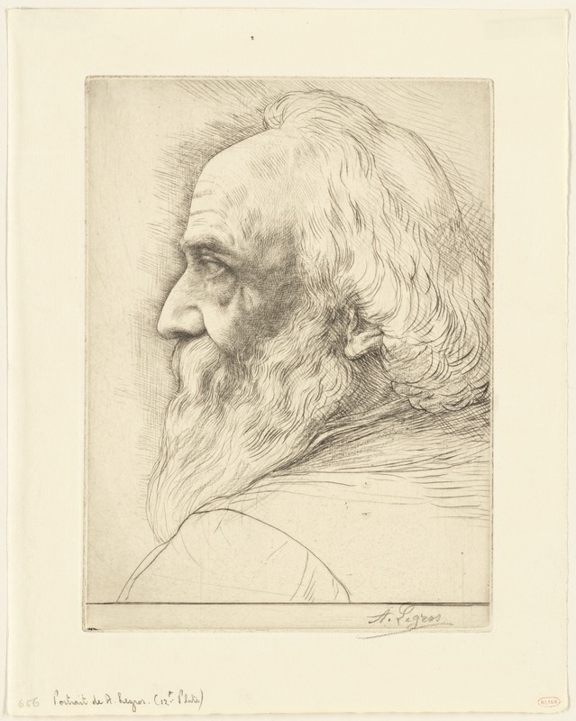 Portrait De A. Legros (12th Plate)