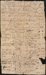 Account of Payments to Soldiers, 1775-1780