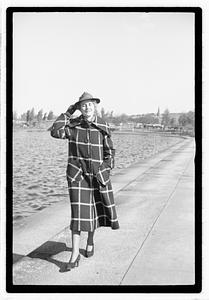 Models posing on the Esplanade