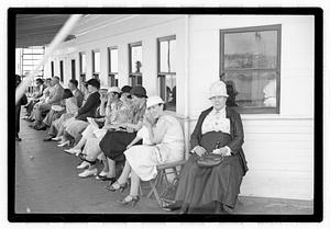 Passengers on a ship
