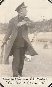 "Give 'em a Gro-o-wl" , Brigadier General S. D. Butler, Army-Marine football game, Baltimore, MD, Dec. 2, 1922