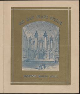 Old Bay State course, Boston Music Hall, Thursday evening, Dec. 11, 1879