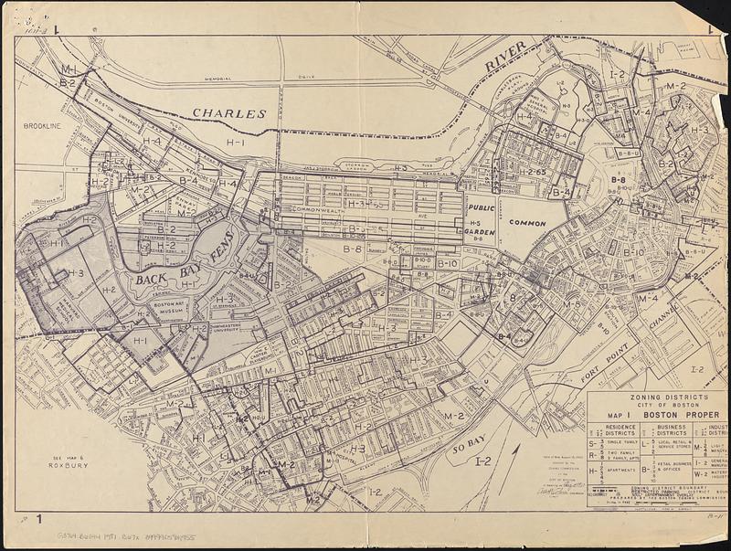 Zoning districts, city of Boston - Digital Commonwealth