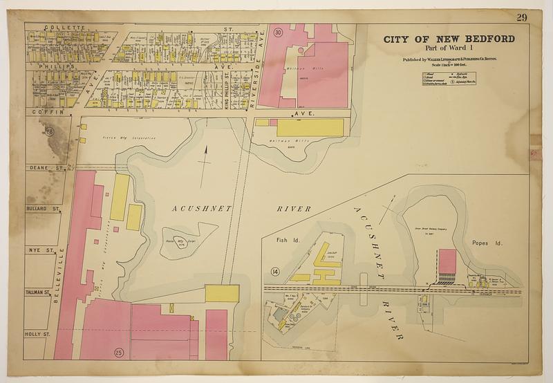 Atlas Of The City Of New Bedford Part Of Ward 1 Plate 29 Digital   Image Access 800 