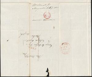 William Woart Junior to George Coffin, 14 September 1835