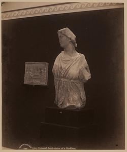 Colossal demi-statue of a goddess