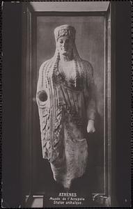 Athènes, Musée de l'Acropole, statue archaïque