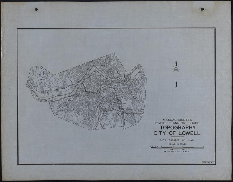 Topography City of Lowell