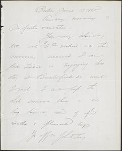Letter from John D. Long to Zadoc Long and Julia D. Long, June 13, 1865