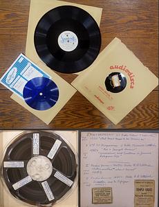 Past Voices, Audio Recordings, 1934-1979