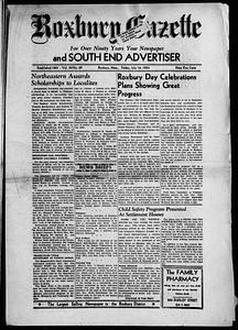 Roxbury Gazette and South End Advertiser, July 16, 1954