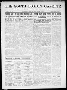 South Boston Gazette, August 19, 1911