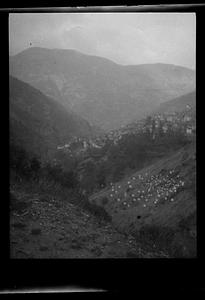 Hillside town in Greece
