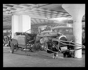 Demolished auto