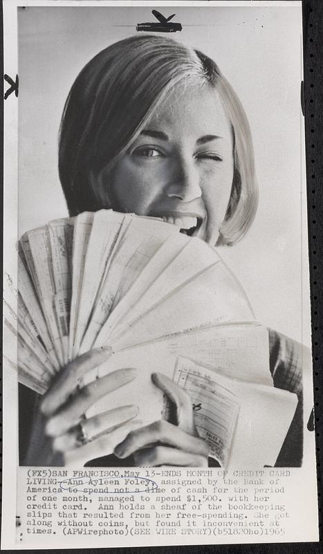 Ends month of credit card living