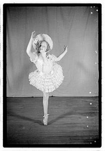 Girl ballet dancer in costume