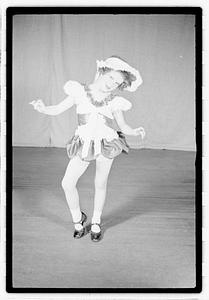 Girl dancer in costume