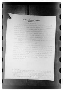 Typed document titled "Diriment impediments"