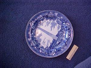 Wedgwood plate with Bunker Hill monument