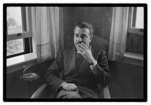 Pops Arthur Fiedler at home