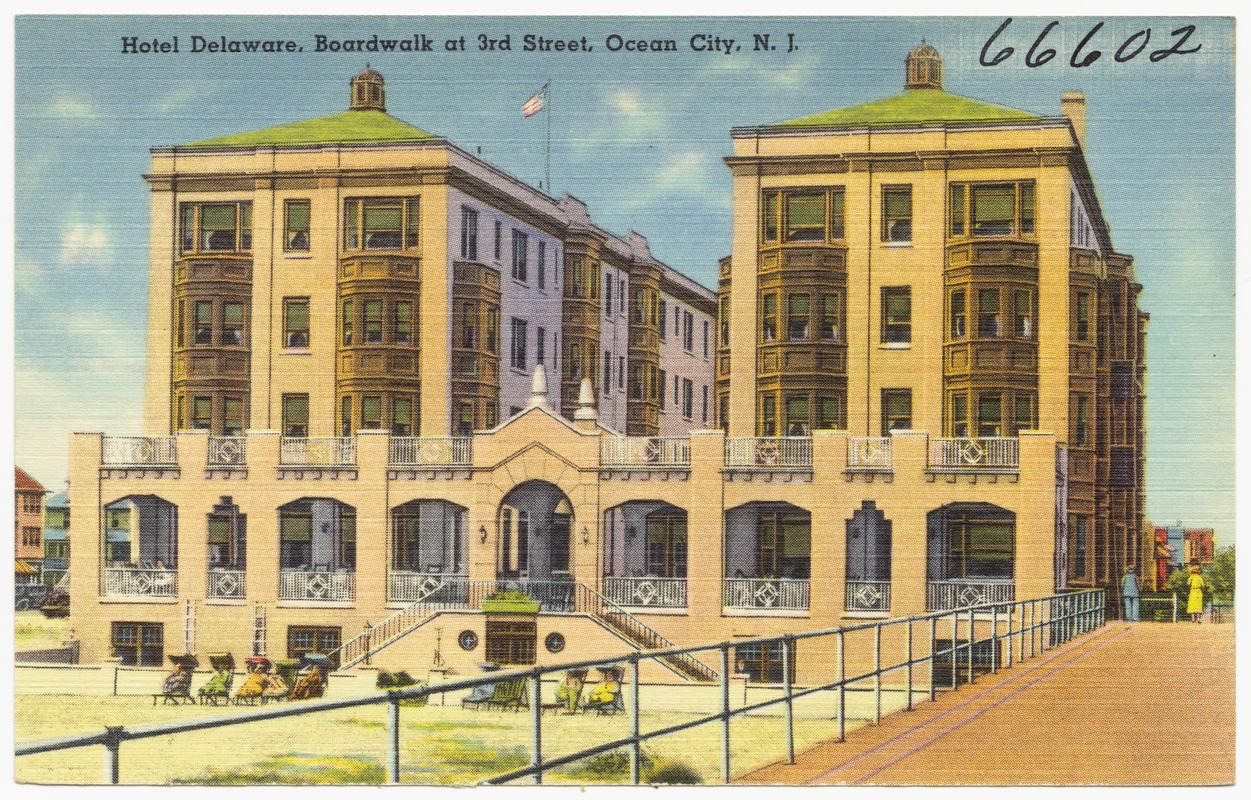 Hotel Delaware, Boardwalk at 3rd Street, Ocean City, N. J.
