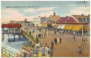 General boardwalk view, Ocean City, N. J.