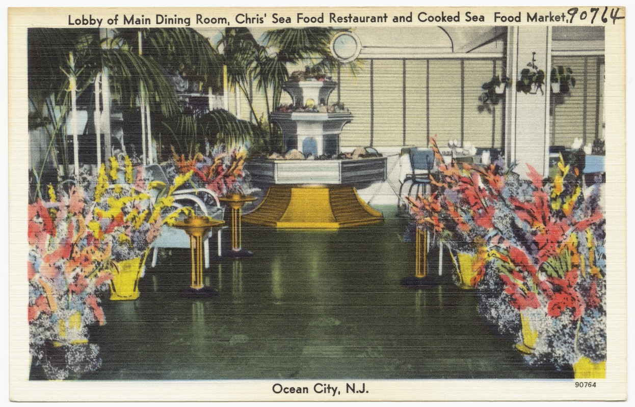 Lobby of main dining room, Chris' Sea Food Restaurant and Cooked Sea Food Market