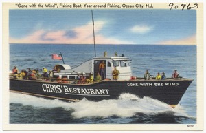 "Gone with the Wind", fishing boat, year around fishing, Ocean City, N. J.