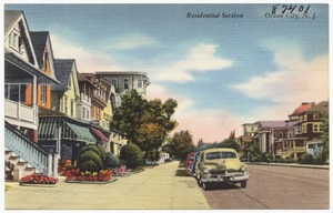 Residential section, Ocean City, N. J.