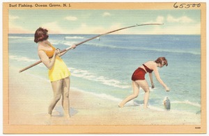 Surf fishing, Ocean Grove, N. J.