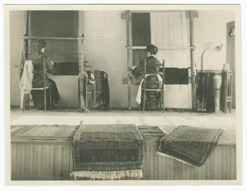Weavers at Oriental Looms, Woolson House