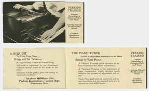 Perkins Institution Piano Tuning Pamphlet