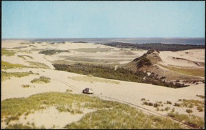 Cape Cod, Mass. A spectacular view of the dunes on Cape Cod, Mass.