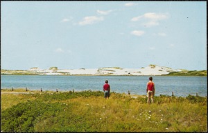 Dunes with Pilgrim Lake, Cape Cod, Mass.