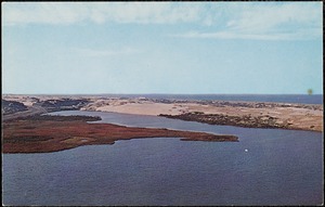 Pilgrim Lake and dunes. Cape Cod, Mass.