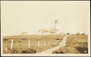 Highland Light seen from the I.M. Small house