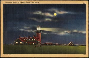 Highland Light at night, Cape Cod, Mass.