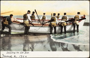 Launching the life boat