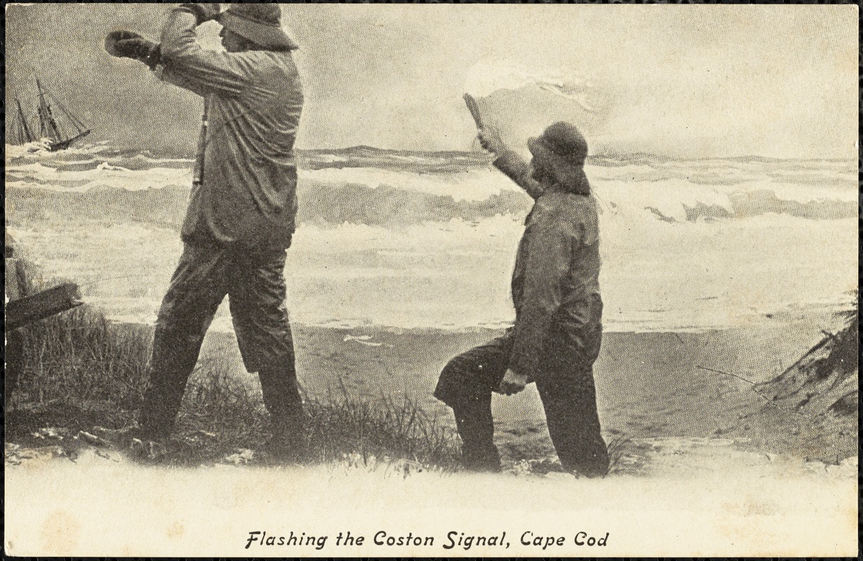 Flashing the Coston signal, Cape Cod