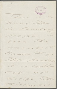 Your Scholar (Emily Dickinson), Amherst, Mass., autograph letter signed to Thomas Wentworth Higginson, February 1876