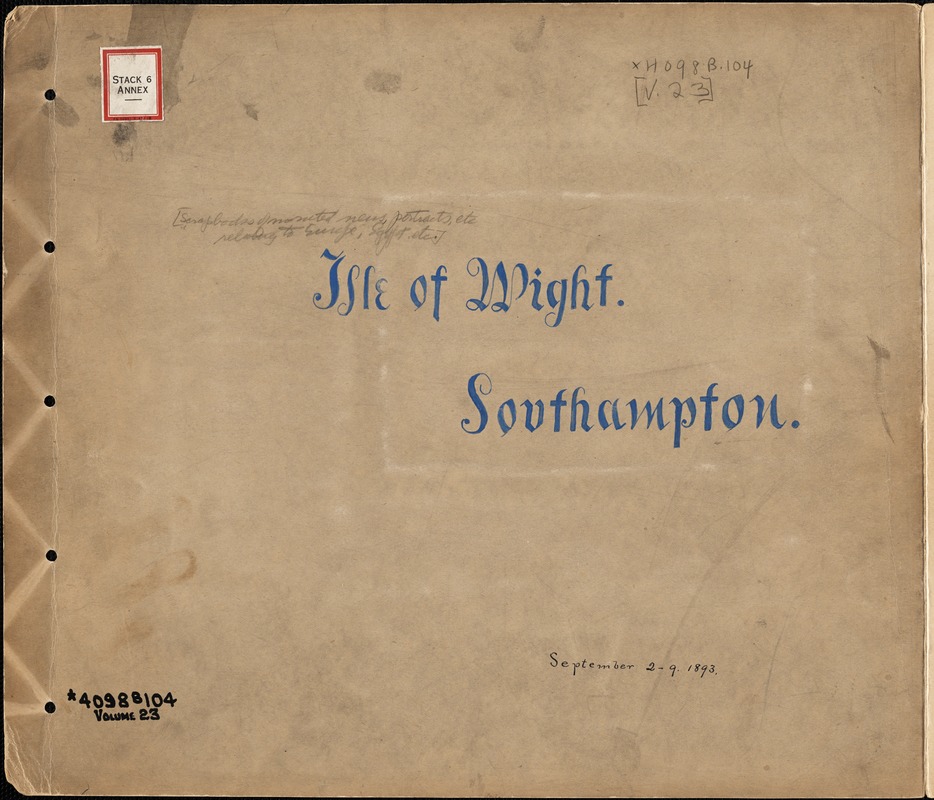 Isle of Wight. Southampton