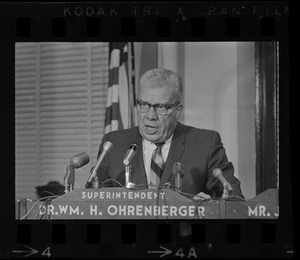 William H. Ohrenberger at Boston School Committee meeting