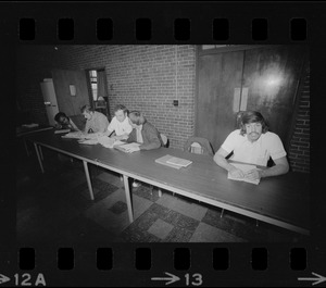 Unidentified man, Richard O'Brien, Douglas Murray, Joseph Gizicki, and Anthony J. Monteiro at Norfolk Prison