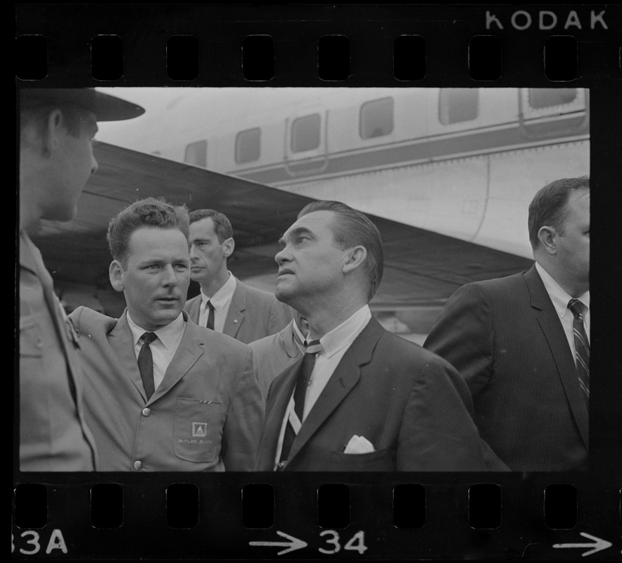 George Wallace at Logan Airport