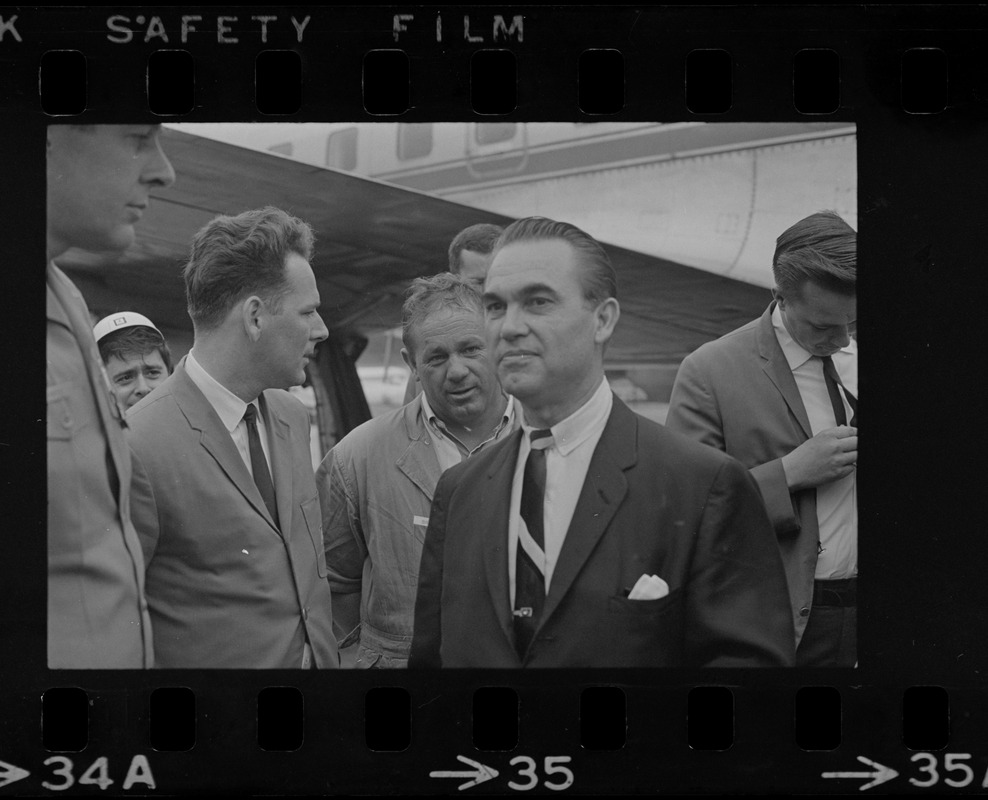 George Wallace at Logan Airport