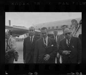 George Wallace at Logan Airport