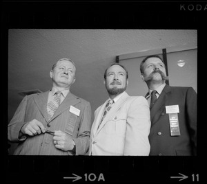 Richard Battin, Edgar Mitchell, and Reinald Neilsen at IEEE's International Computer Society Conference