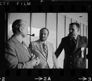 Richard Battin, Edgar Mitchell, and Reinald Neilsen at IEEE's International Computer Society Conference