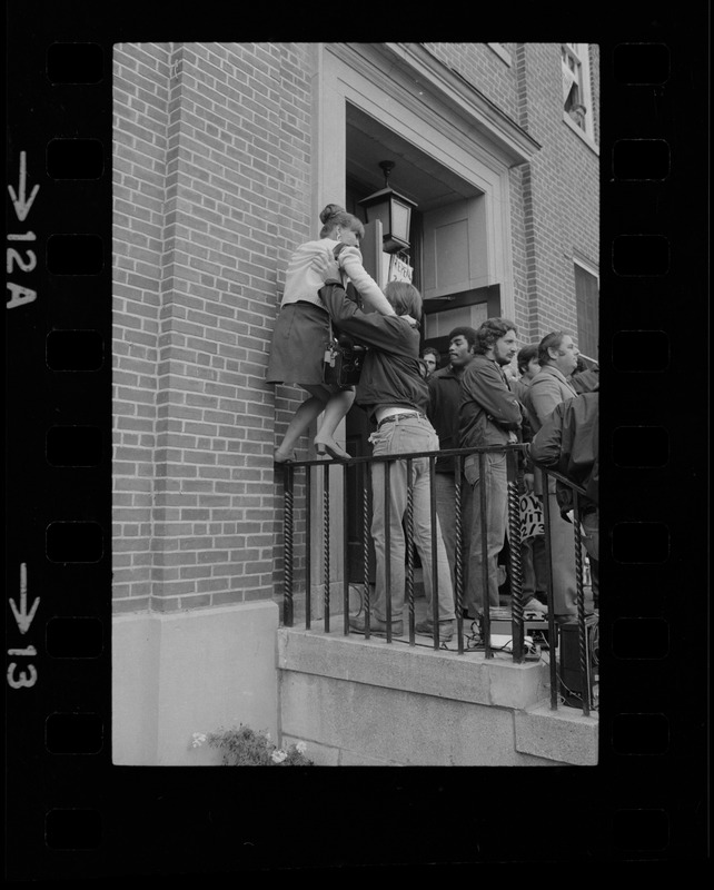 Photojournalist at Norfolk Prison demonstration