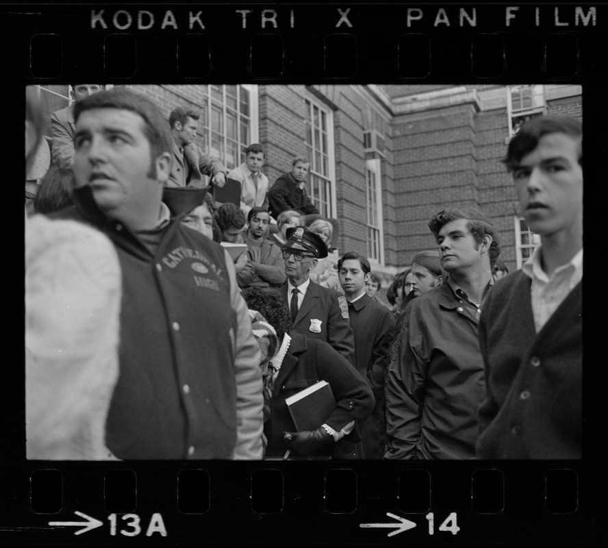 Protest at Boston State College